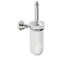 Toilet Brush Holder, Classic Style, Wall Mounted, Glass